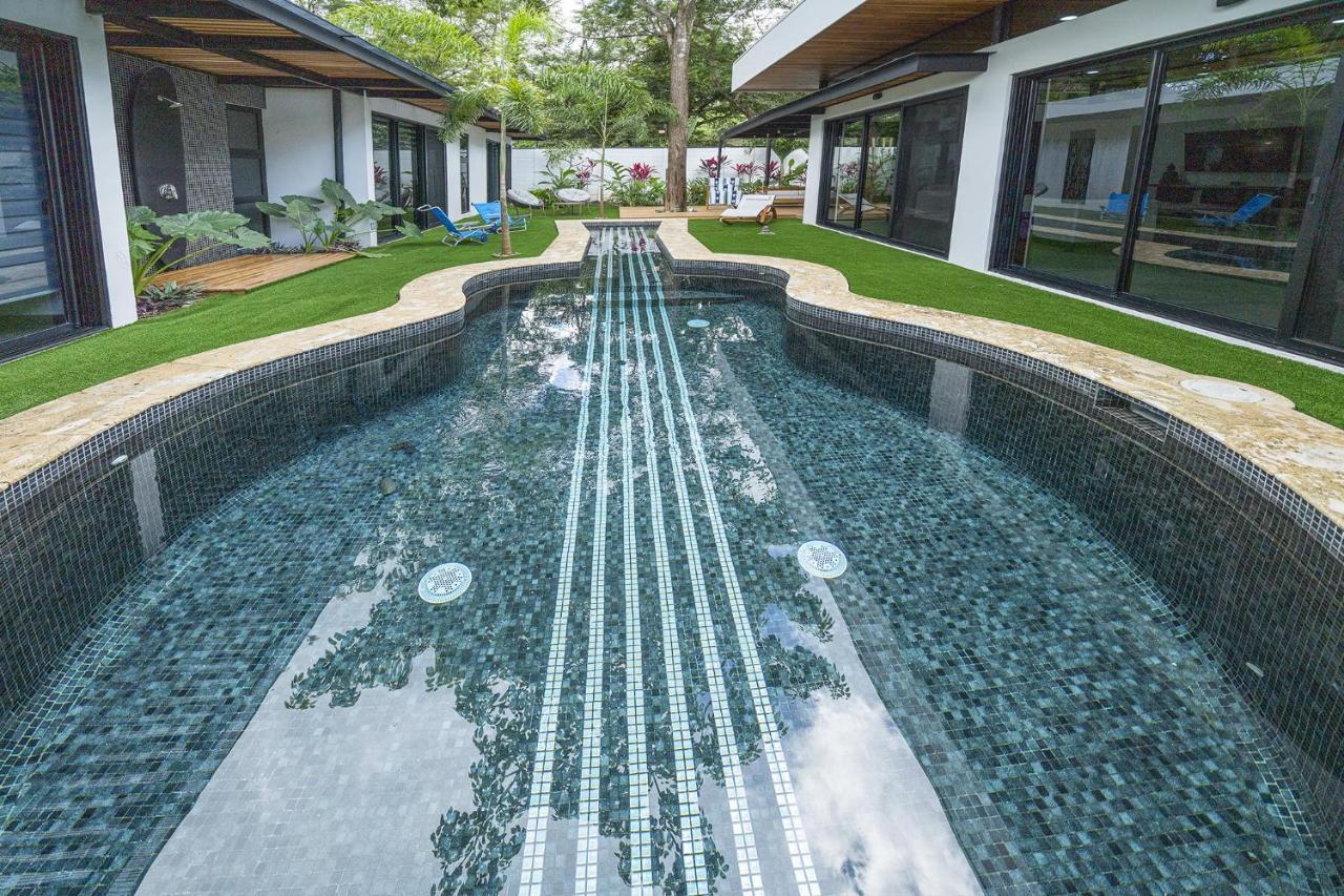 Villa Playa Potrero - New Modern House, Pool In Guitar Shape - Casa Guitarra Esterno foto