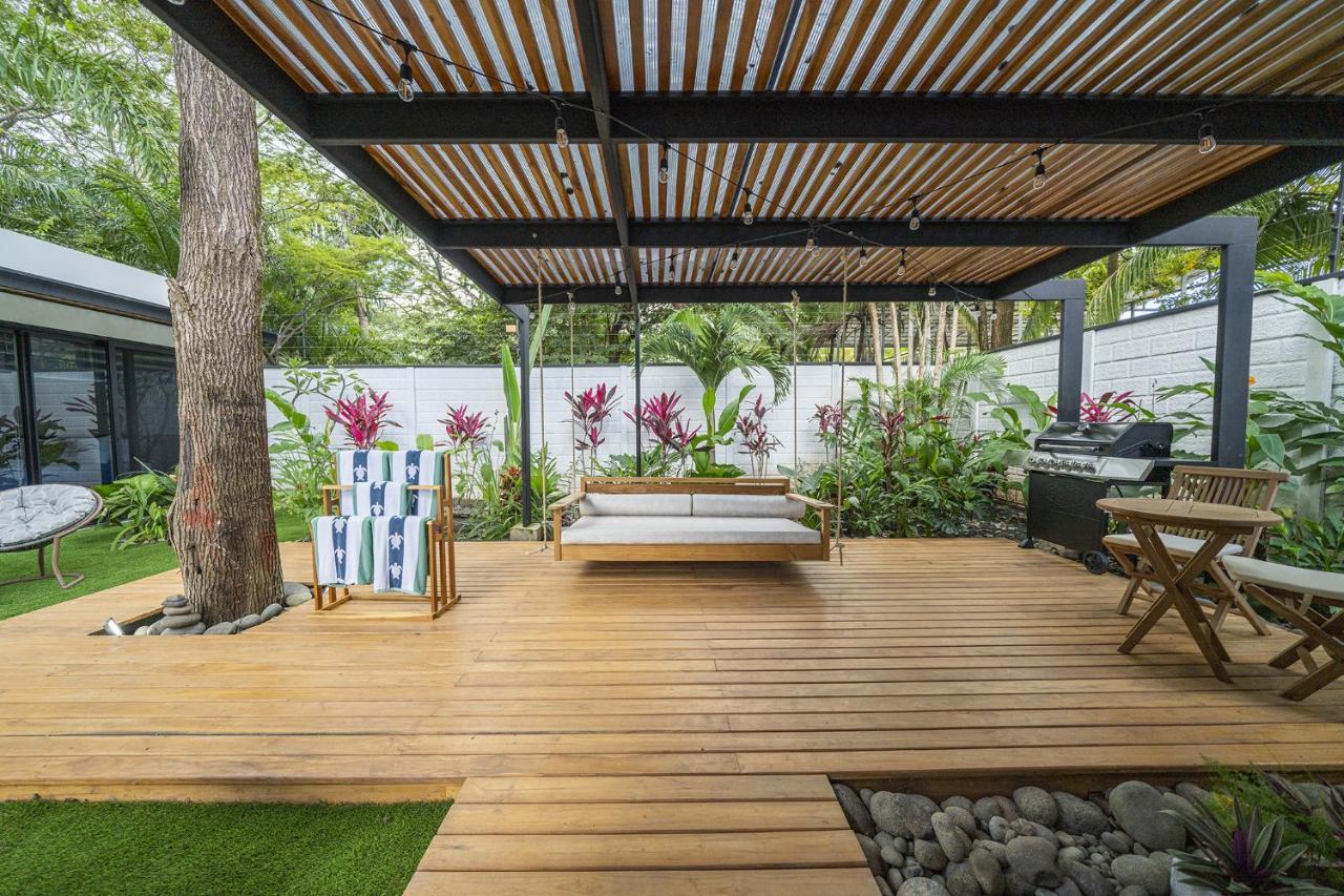 Villa Playa Potrero - New Modern House, Pool In Guitar Shape - Casa Guitarra Esterno foto